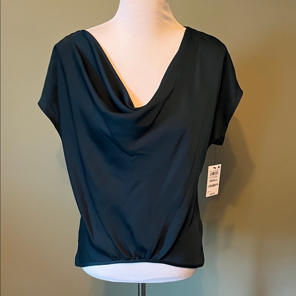 NWT INC Drape Neck Blouse